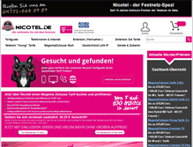 Tablet Screenshot of nicotel.de
